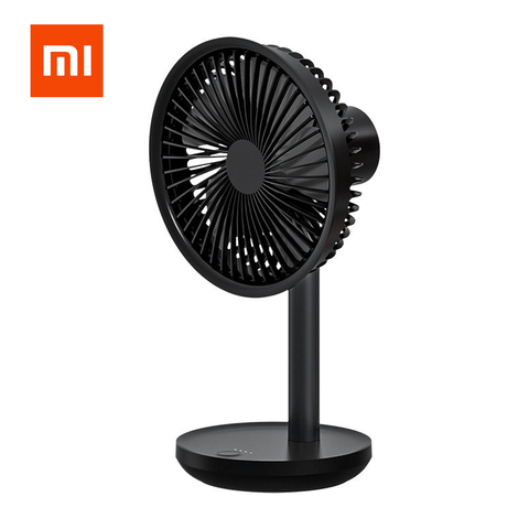 XIAOMI-miniventilador de escritorio MIJIA SOLOVE, ventilador portátil de pie, recargable por usb tipo C, 4000mAh, mesa de aire acondicionado, fácil de llevar ► Foto 1/5