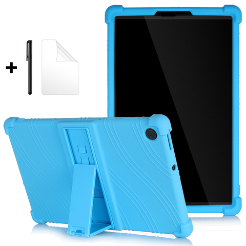 Funda para Lenovo Tab M10 Plus 10,3 M10 HD 2ª generación P10 E10 10,1 M8 E8 8,0, funda de silicona suave a prueba de golpes con soporte para niños ► Foto 1/6