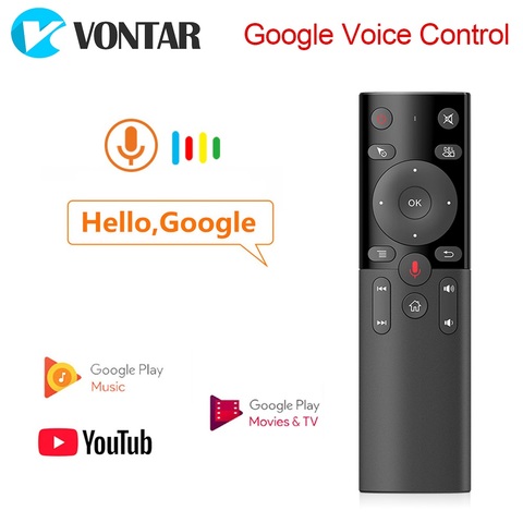 Vutar H17 G20 Control remoto de voz 2,4G ratón de aire inalámbrico con micrófono de aprendizaje IR giroscopio para Android TV Box Mini PC ► Foto 1/5