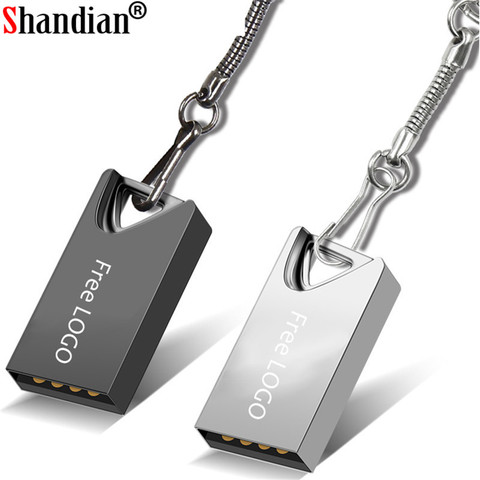 Unidad Flash Mini USB 2,0 con logotipo personalizado, 4GB, 8GB, 16GB, 32GB, 64GB, 128GB ► Foto 1/6