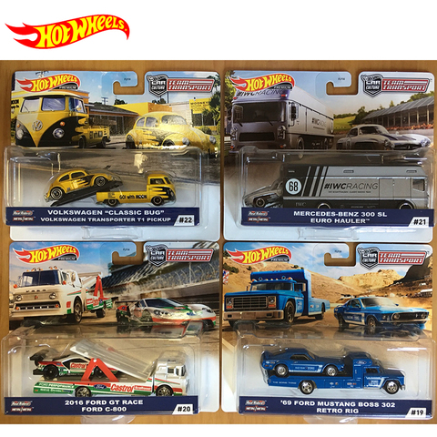 Hot Wheels-Coche de transporte Original para niños, edición coleccionable, Hot Wheels, juguetes para niños, regalos de cumpleaños ► Foto 1/6