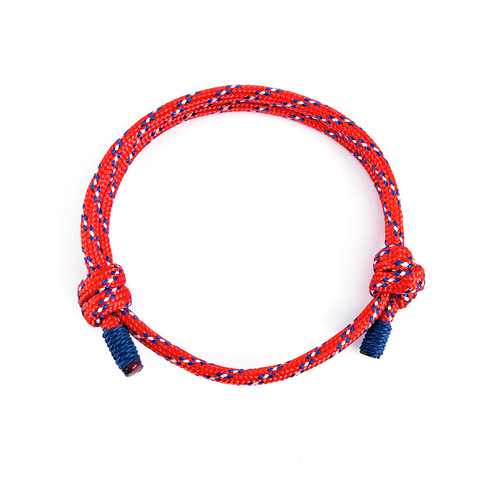 Pulsera de la suerte cordel rojo para hombres y mujeres, cuerda de supervivencia ajustable, cordón de zapato, estilo para parejas, regalo de joyería hecho a mano ► Foto 1/6