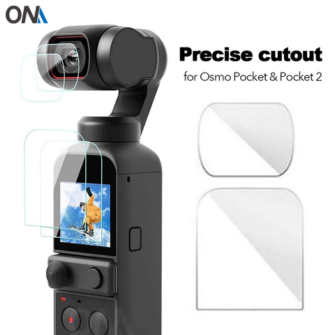 DJI-Protector de pantalla Osmo Pocket 1 y 2, accesorios, película protectora de lente, cardán, para cámara de acción DJI Osmo Pocket 2 ► Foto 1/6