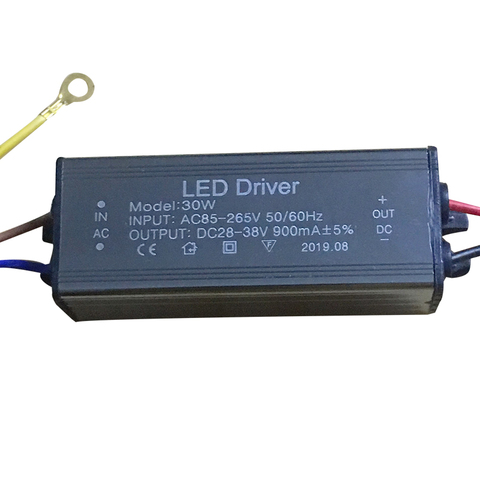 Controlador de LED, 10W 20W 30W 50W 220mA/600MA/900MA/1500MA fuente de alimentación foco conductor de LED transformador de luz IP66 adaptador a prueba de agua ► Foto 1/6