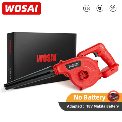 WOSAI-soplador de aire eléctrico serie MT, 20V, succión, limpiador de polvo de ordenador de hoja manual, herramienta eléctrica para batería de iones de litio Makita de 18V ► Foto 1/6