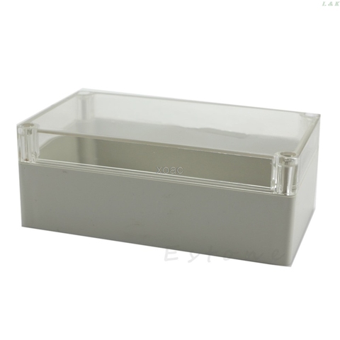 Caja de plástico transparente para proyectos electrónicos, carcasa impermeable de 158x90x60mm, M08, envío directo ► Foto 1/6