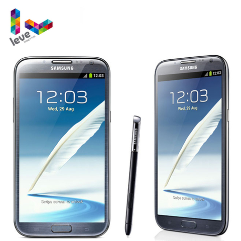 Original desbloqueado Samsung Galaxy Nota II N7100 teléfono móvil 2GB RAM 16GB ROM Quad Core 5,5 
