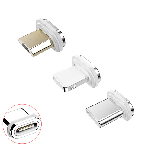 Adaptador de Cable magnético de carga rápida para iPhone, XS MAX, XR, 8, 7, 6S, SAMUSNG, HUAWEI, Xiaomi, 10. ª generación ► Foto 1/6