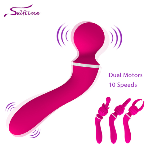 Vibrador potente AV para punto G para mujer, Juguetes sexuales, varita mágica, estimulador del clítoris adulto, consolador femenino, productos sexuales para mujer ► Foto 1/6