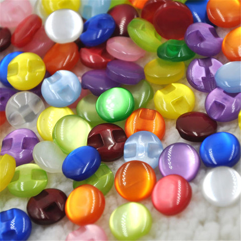 100 piezas ropa para unids niños Color caramelo ojo gato piedra botón/lotes de costura PT82 ► Foto 1/1