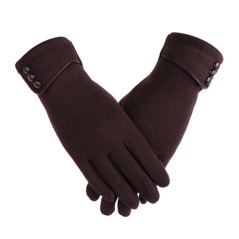 Guantes cálidos de invierno para mujer, forro polar con pantalla táctil, térmicos, para conducción al aire libre, esquí, resistentes al viento, gruesos/finos, nuevos ► Foto 1/6