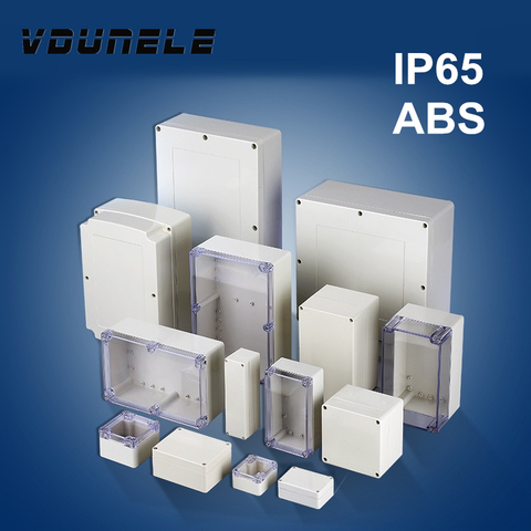 Carcasa de plástico impermeable IP65, caja de empalme artesanal, caja de interruptores ABS de 83x58x33mm, carcasas de fuente de alimentación, carcasa de PCB ► Foto 1/6