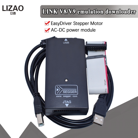 De alta velocidad J-enlace JLink V8 JTAG USB brazo Depurador del emulador J-enlace V9 emulador STM32F103C8T6 STM MCU ► Foto 1/6