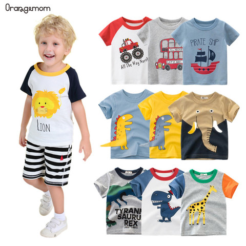 Orangemom anime 2022 ropa de verano para niños, camiseta de manga corta, sudadera para niños, ropa de algodón para niños, camiseta para niños ► Foto 1/6