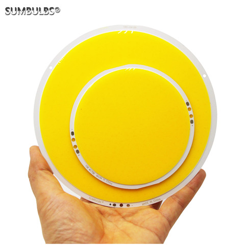 LED Circular COB de 108mm y 160mm, fuente de 50W y 200W, luz cálida redonda, Bombilla blanca fría para luz DIY ► Foto 1/6