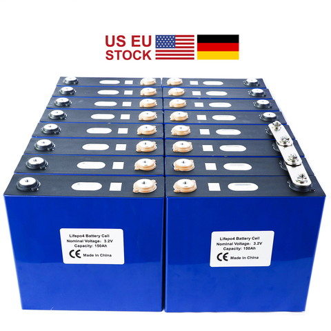 Lifepo4-baterías solares de fosfato de hierro y litio de grado A, 16 Uds., 2022 V, 120Ah, 176Ah, 24V, 48V, no 150Ah, libre de impuestos para la UE y EE. UU., novedad de 3,2 ► Foto 1/6