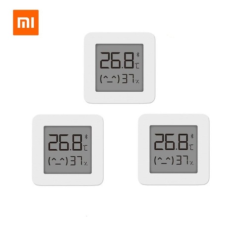 Xiaomi-termómetro eléctrico inteligente con Bluetooth 2, higrómetro Digital inalámbrico, Original, funciona con la aplicación Mijia ► Foto 1/6