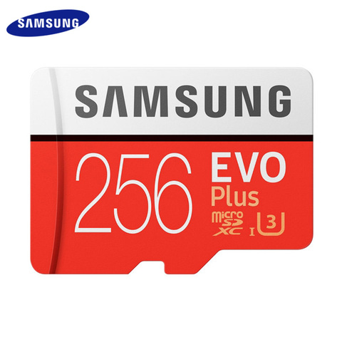 Tarjeta de memoria Original Samsung 256GB 128GB alta velocidad 100 MB/S tarjeta Micro SD Clase 10 U3 TF UHS-I Tarjeta de 64GB EVO PLUS Micro SD ► Foto 1/6