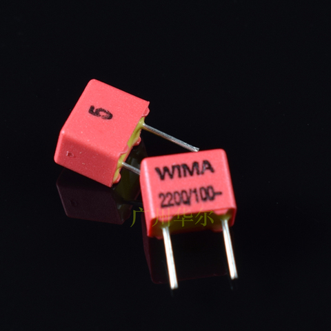 Condensador de película WIMA alemán FKP2 audio hi-fi 33p 47p 68p 100p 220p 330p 470p 680p 1nf 2.2nf 4.7nf 6.8nf 10nf 22nf 1000v 630v 100v ► Foto 1/6