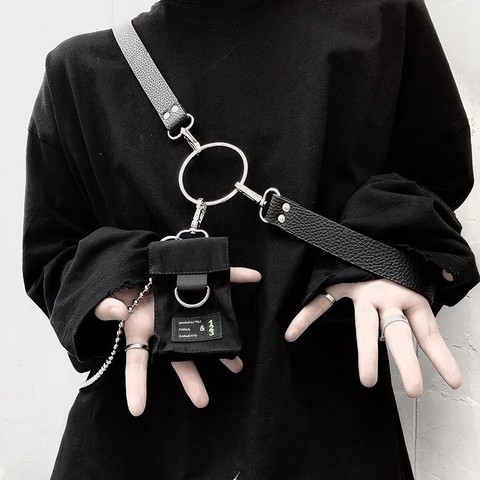 Dark Sytle-Cinturón de cadena para mujer, cinturón de estilo hip hop Vintage, accesorios de baile Punk ► Foto 1/5