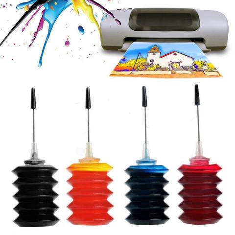 Kit de recarga de tinta para impresoras de inyección de tinta, 30ml, compatible con Hp 803 65 61, tinta de Color para impresoras de inyección de tinta CISS 4 colores ► Foto 1/6
