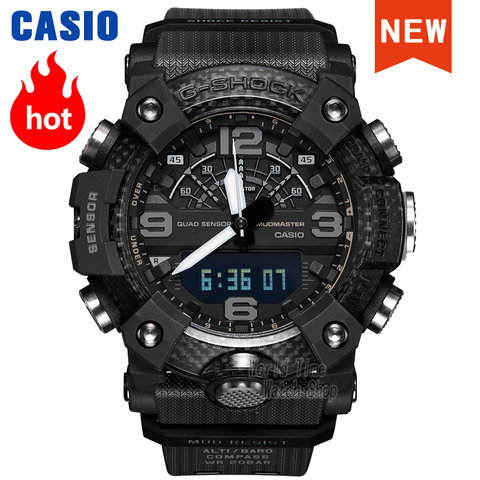 Reloj Casio para hombre, G-SHOCK, conjunto de lujo, resistente al agua, deportivo, de cuarzo, LED, digital, militar, bluetooth ► Foto 1/5