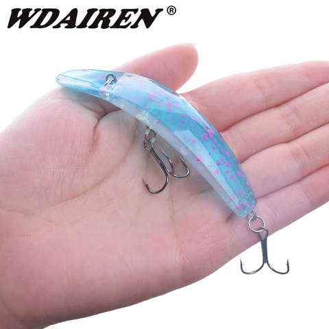 WDAIREN-señuelo de pesca Mini Minnow 9cm 8g, cebo duro Artificial, anzuelo afilado, Crankbait, aparejos para trucha, aparejos de pesca de agua dulce ► Foto 1/6