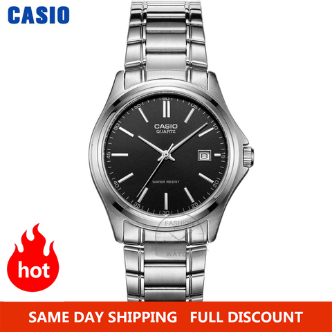 Reloj Casio, reloj de pulsera, para hombres, marca de lujo superior, reloj de cuarzo, reloj impermeable, reloj para hombres, reloj militar deportivo relogio masculino  erkek kol saati montre homme zegarek meski MTP-118 ► Foto 1/5