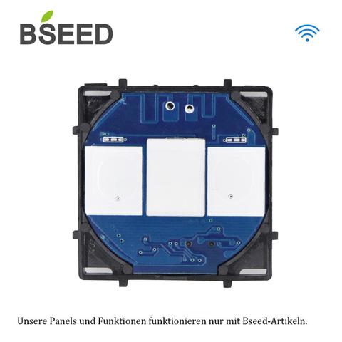 Bseed-Base de Interruptor táctil con Wifi para el hogar, Base de interruptor de 1 entrada, 2 entradas, 3 Entradas, CA 110-240V, sin Panel de vidrio, estándar europeo ► Foto 1/3