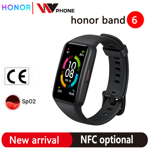 Honor Band 6-pulsera inteligente deportiva, dispositivo NFC opcional con Pantalla AMOLED de 1,47 