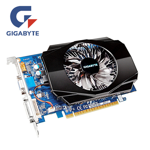 Gigabyte GT 730 2GB tarjeta de vídeo NVIDIA GTX GT730 730 2GB tarjetas gráficas GPU PC de escritorio tarjeta de vídeo juego de ordenador mapa DVI VGA Board ► Foto 1/5