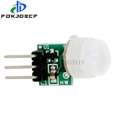 Sensor infrarrojo piroeléctrico Mini, Detector automático de movimiento humano PIR, módulo AM312, Sensor DC 2,7 a 12V ► Foto 1/2