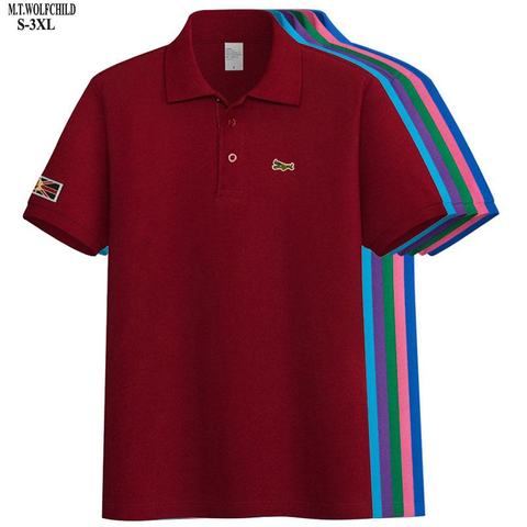 Polos de manga corta para hombre, camisas de algodón de marca de diseño informal, ropa deportiva de moda para verano, alta calidad, novedad de 2022 ► Foto 1/6