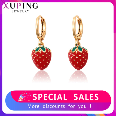 Xuping-pendientes elegantes a la moda para mujer, aretes, amuleto, nuevo diseño, joyería, regalos de navidad 95366/20562 ► Foto 1/6