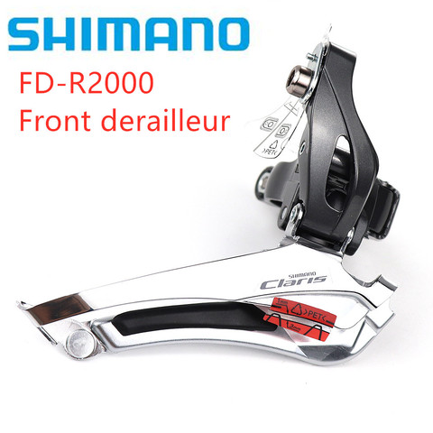 Shimano-desviador delantero Claris R2000, 2x8 velocidades, para bicicleta de carretera, con abrazadera 31,8/34,9 ► Foto 1/5