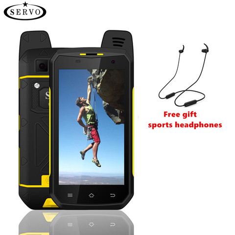 SERVO-teléfono inteligente B6000 MT6762V, 4G, 64GB, Android 9,0, 16MP, 5000mAh, resistente al agua IP68, LTE, compatible con walkie-talkie, 5,0