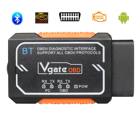 Vgate-herramienta de diagnóstico automático OBD2, escáner para Android/iOS ELM327, Bluetooth V1.5, Elm 2022 V 327 OBD 2, novedad de 1,5 ► Foto 1/6