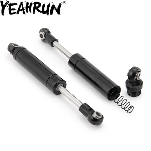 YEAHRUN-Juego de resortes de aluminio negro para coche de escalada, 80-120mm, para SCX10 TF2, trepadores de roca de control remoto, accesorio ► Foto 1/6