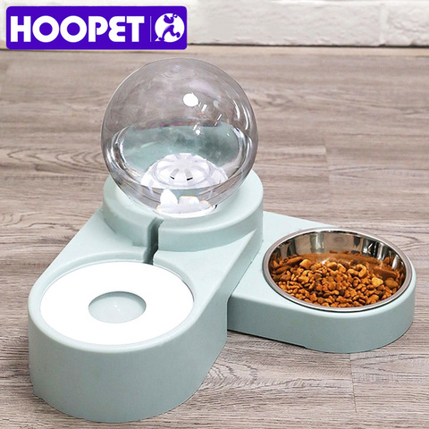 Fuente de agua automática para gatos de HOOPET, dispensador de agua para mascotas, tazón grande para beber, para gatos, 2,8 l, sin electricidad ► Foto 1/6