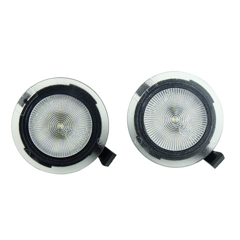 1 par blanco LED brillante vista trasera de coche espejo charco luces apto para Mustang Ford Mondeo MK5 borde Explorer Everest F150 de ► Foto 1/6