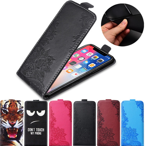 Funda de cuero suave con tapa Vertical para móvil, carcasa trasera de TPU para Xiaomi Redmi 6 Pro 6A 4 4x 4A 5 5A 7 7A 8 8A ► Foto 1/6