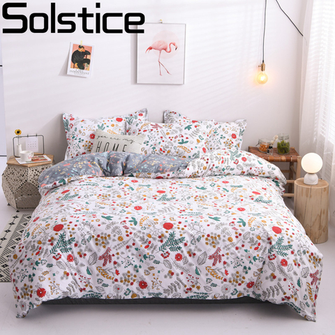 Solstice hogar textil dibujos animados Oso Polar juegos de cama conjunto de ropa de cama edredón funda de cama sábana/cama conjuntos ► Foto 1/6