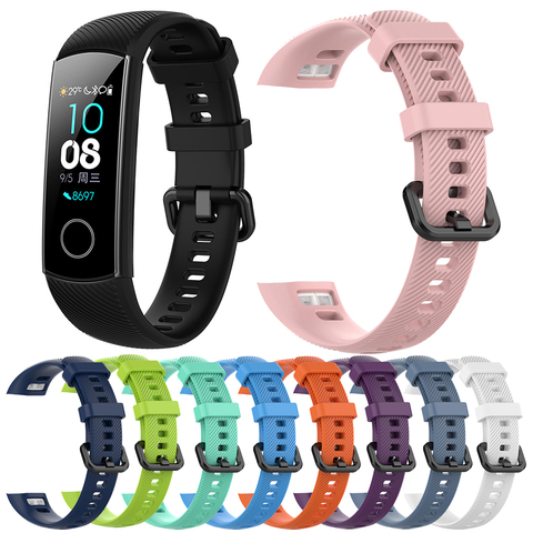 Essidi-Bandas de silicona 2022 para Huawei Honor Band 5, Correa de reloj inteligente, accesorios de pulsera para Huawei Honor Band 4 ► Foto 1/6