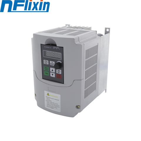 ¡Caliente! Inversor monofásico de 4KW, convertidor de frecuencia VFD de 3 fases de salida, Velocidad ajustable de 220V, NFlixin 9600-1T-00400G ► Foto 1/4