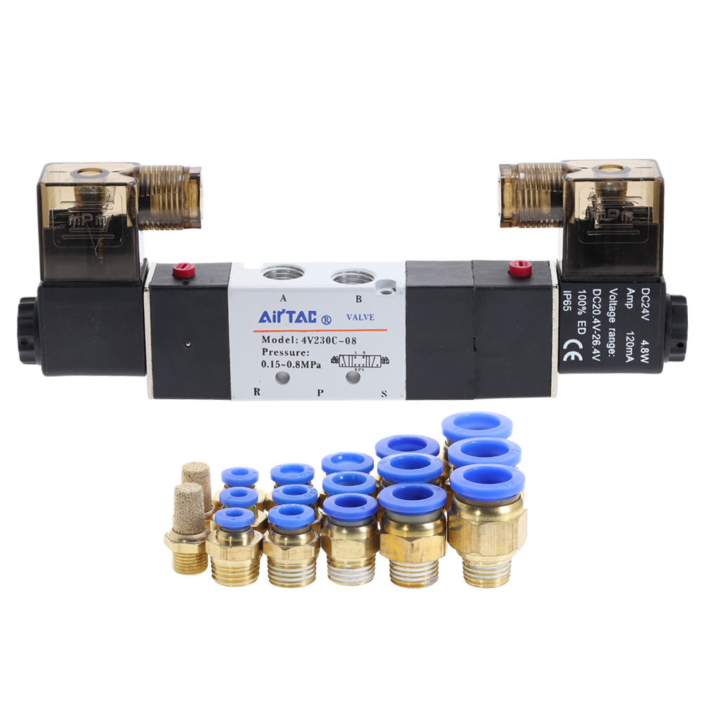 Heschen Electrovanne pneumatique électrique 4V230-08C