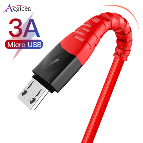 Cable Micro USB 3A de carga rápida para Samsung, S7, S6, Xiaomi, LG, Cable de datos de carga rápida, MicroUSB, Android ► Foto 1/6