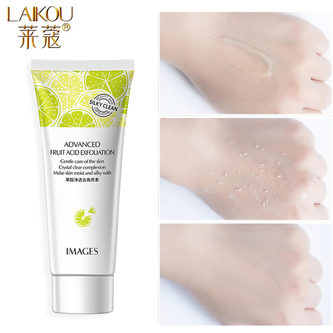 LAIKOU Matcha exfoliante Gel exfoliante Facial hidratante blanqueador reparador nutritivo exfoliante crema Facial cuidado de la piel ► Foto 1/6