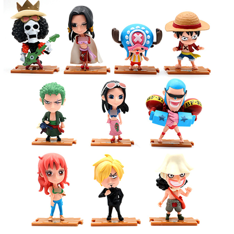 Figura de acción de One Piece GK, colección de estatuas de Anime de 7-9CM, adornos de escritorio, juguete decorativo de Vinsmoke Sanji Figma ► Foto 1/6
