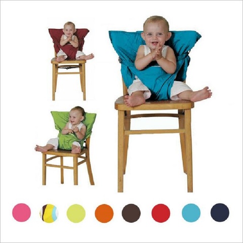 Silla de viaje para niños, asiento de bebé plegable, lavable, Comedor Infantil, cubierta de comedor alta, cinturón de seguridad de asiento, accesorios para cuidado de bebés ► Foto 1/6