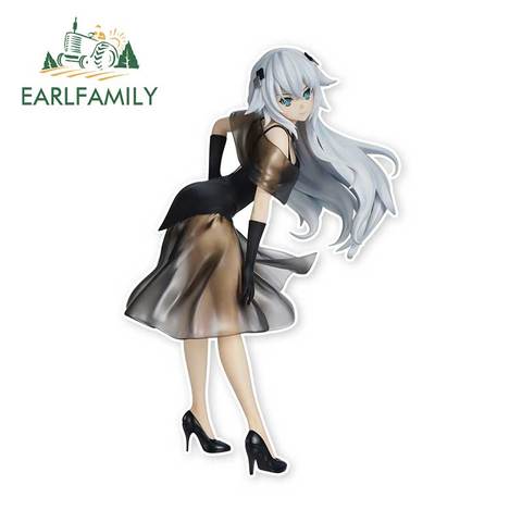 EARLFAMILY-calcomanías de vinilo para vestido de corazón negro para Hyperdimension Neptunia, revestimiento para coche personalidad pegatinas de coche, 13cm x 8,3 cm ► Foto 1/6